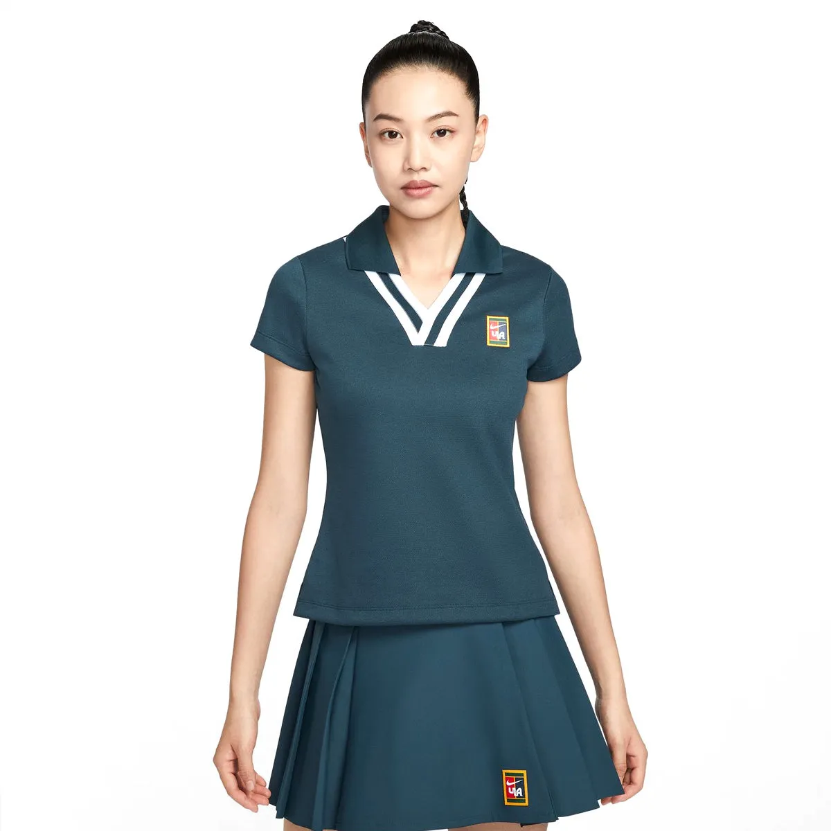 '  YOON Polo Top 'Armory Navy White' Superior shock absorption tennis - style