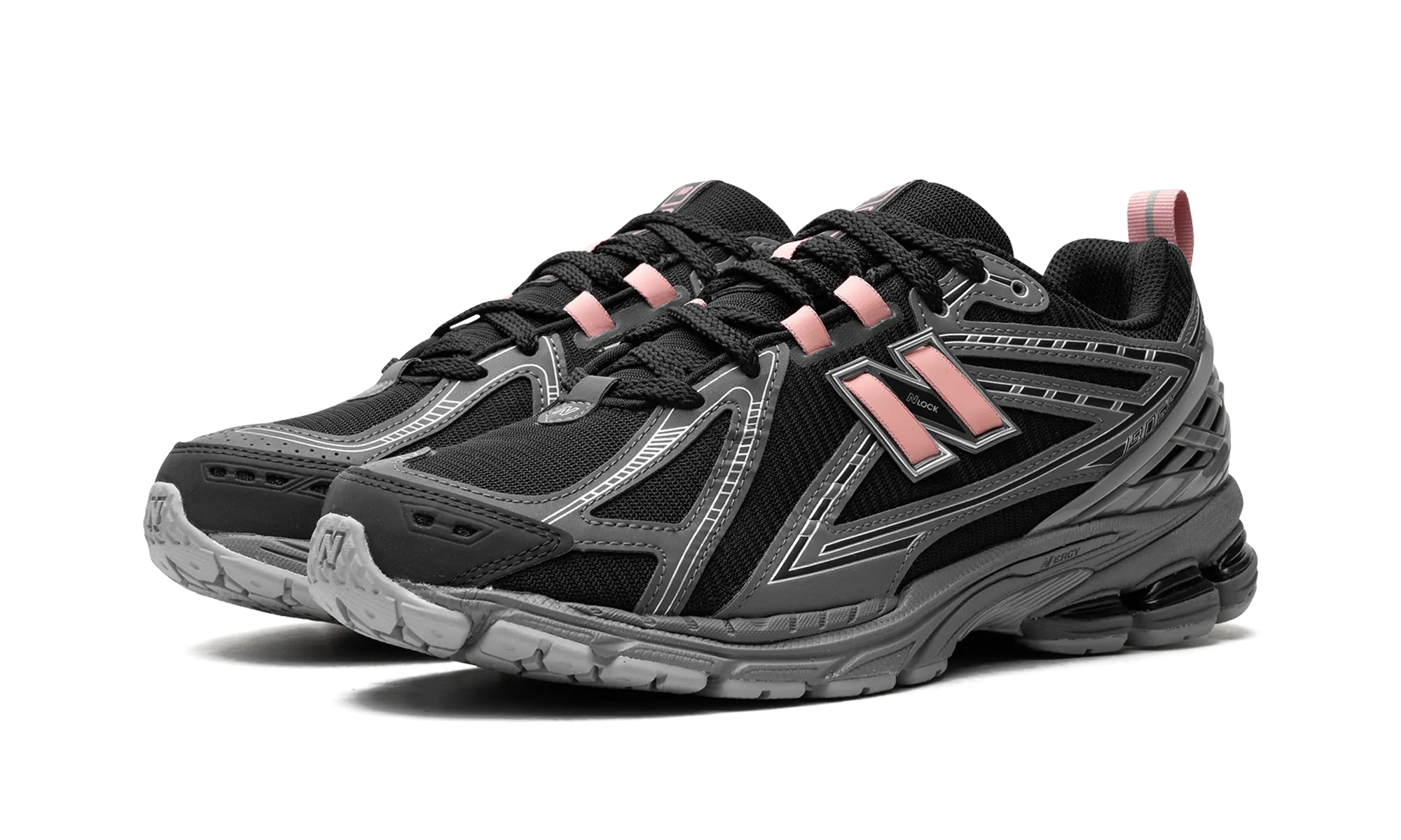 1906R "Black / Pink" reflective shoes quiet - operation shoes