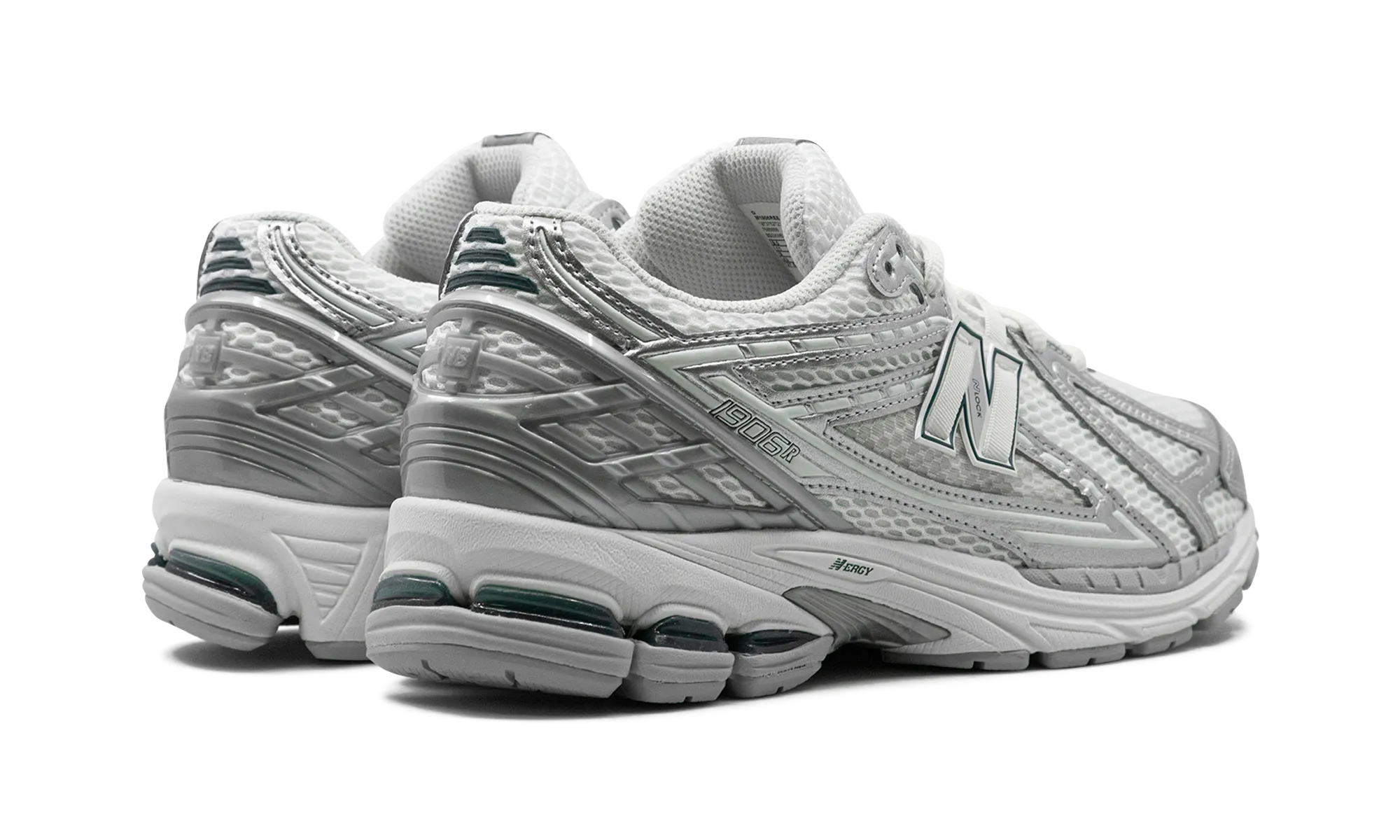 1906R "SILVER METALLIC" stain - resistant shoes
