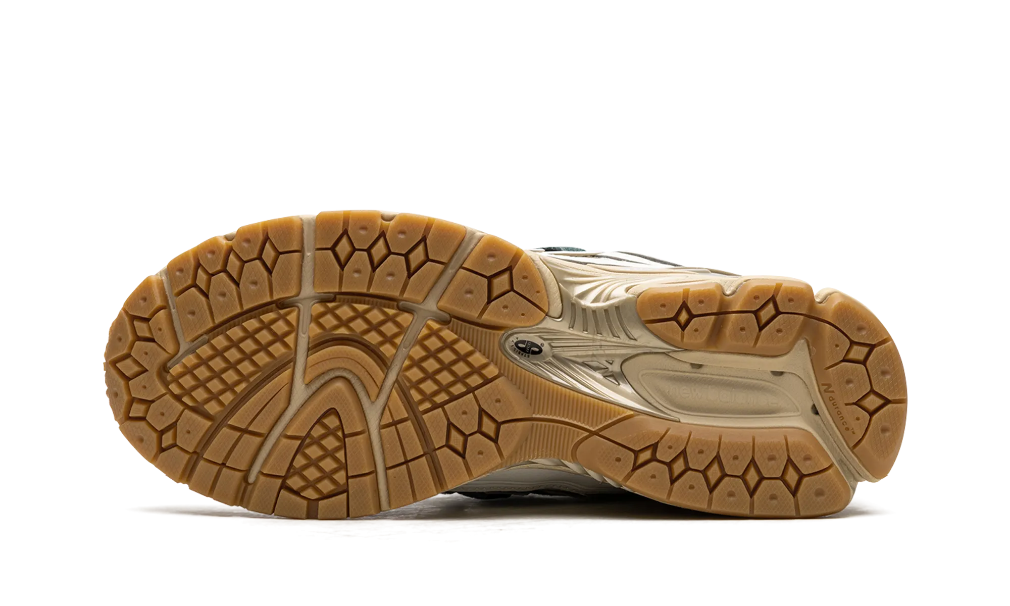 1906R "White Green Cream" hard - rubber sole shoes cold - weather - runner