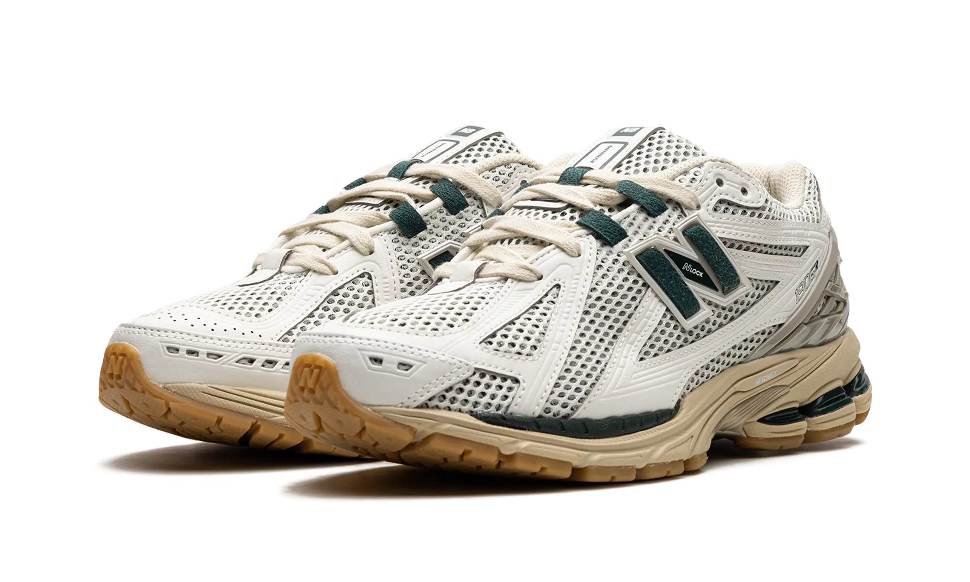 rubber shoes dawn run running shoes 1906R "White Green Cream"