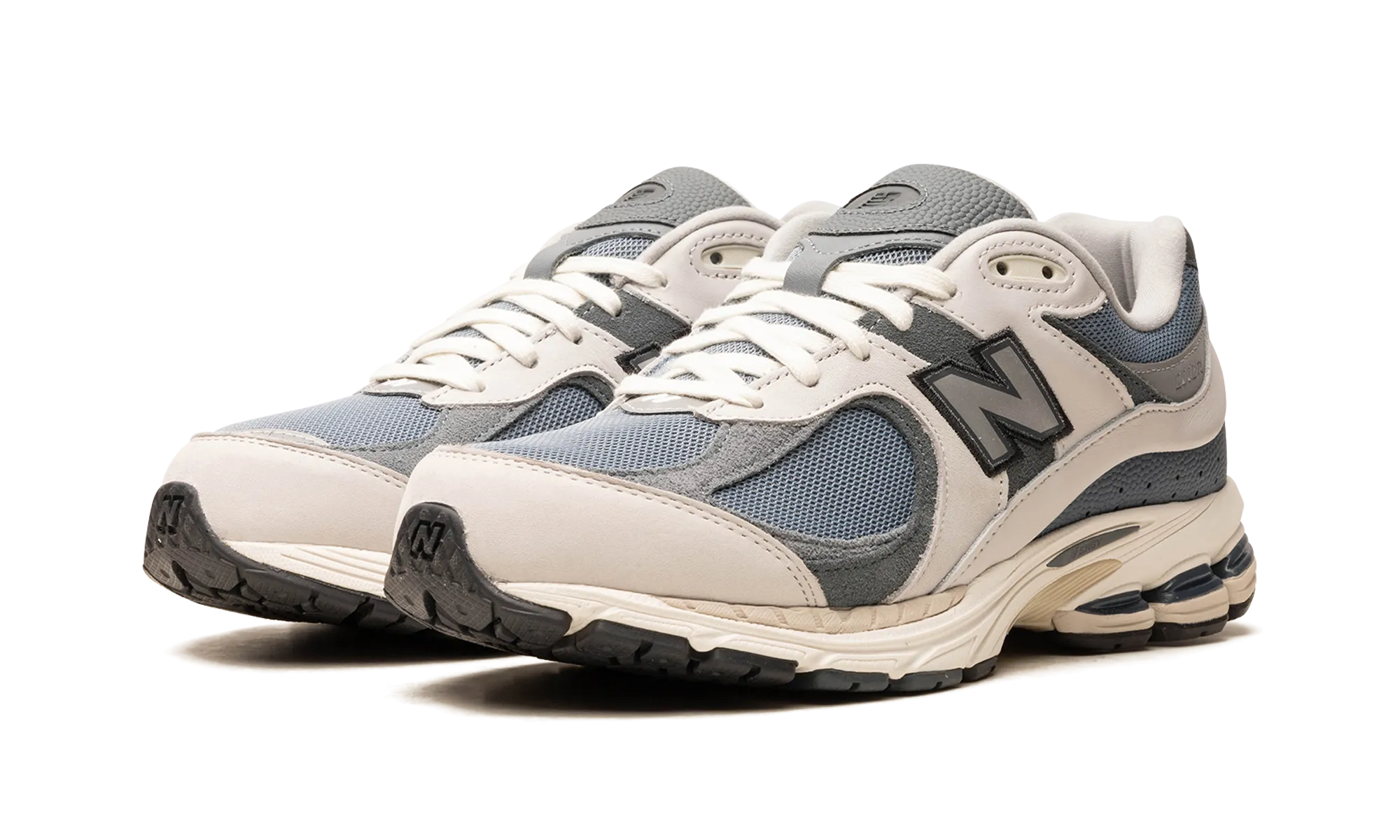 running with a GPS tracker non - perforated - upper shoes 2002R "atmos - Cybernetics Blue"
