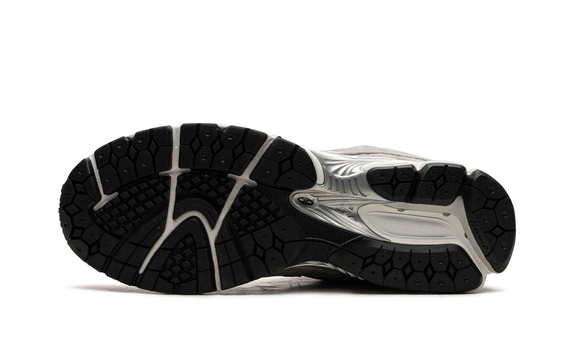 rhinestone - decorated running shoes 2002R "Grey White"