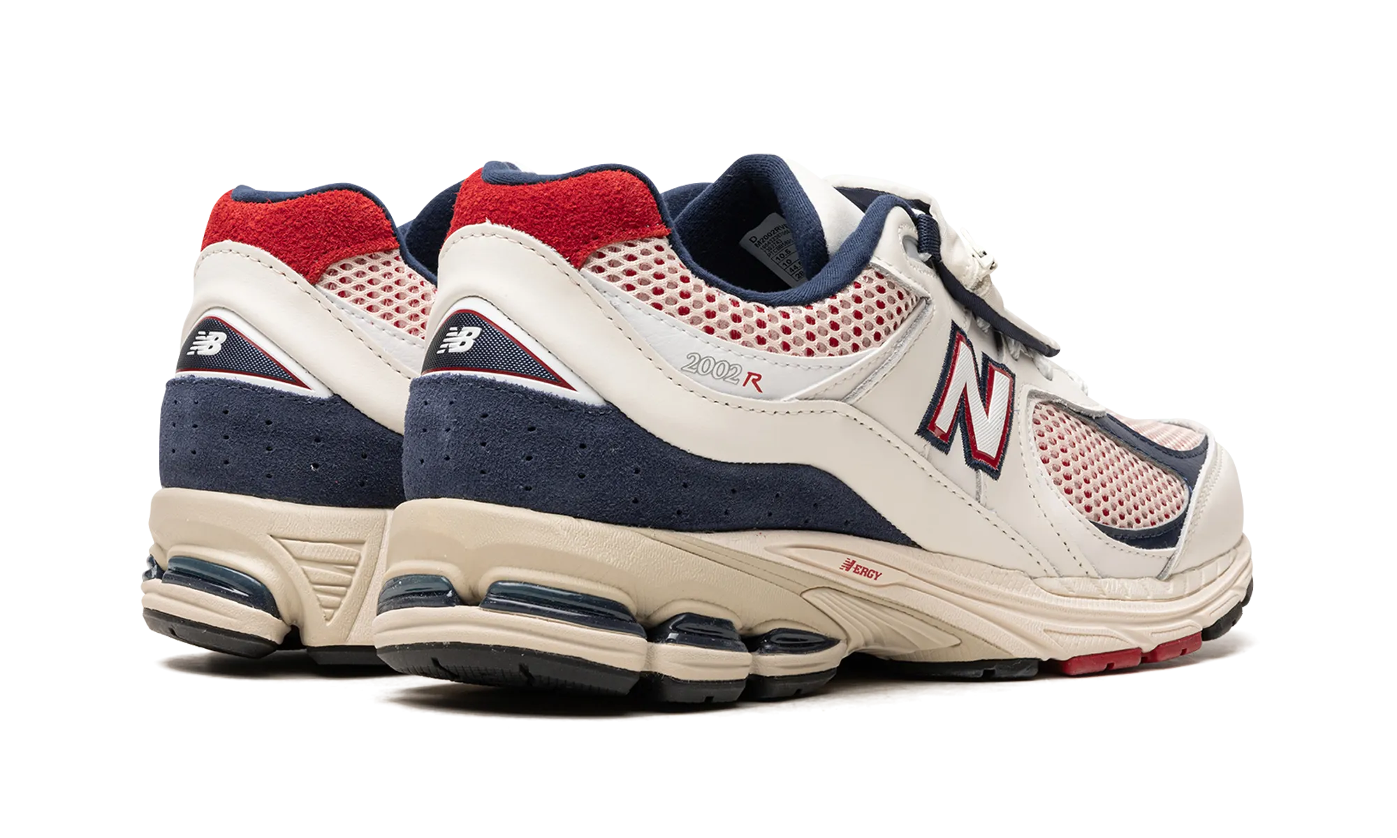 2002R "Sea Salt/Team Red" heavy - duty upper shoes self - improvement