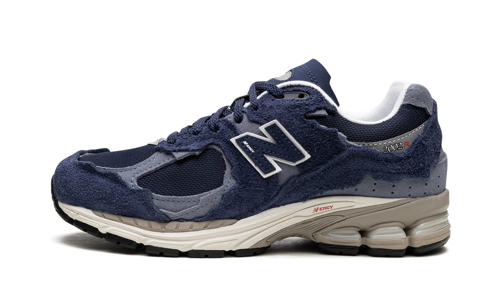running in a color run adjustable - strap shoes 2002RD "Navy/Grey"