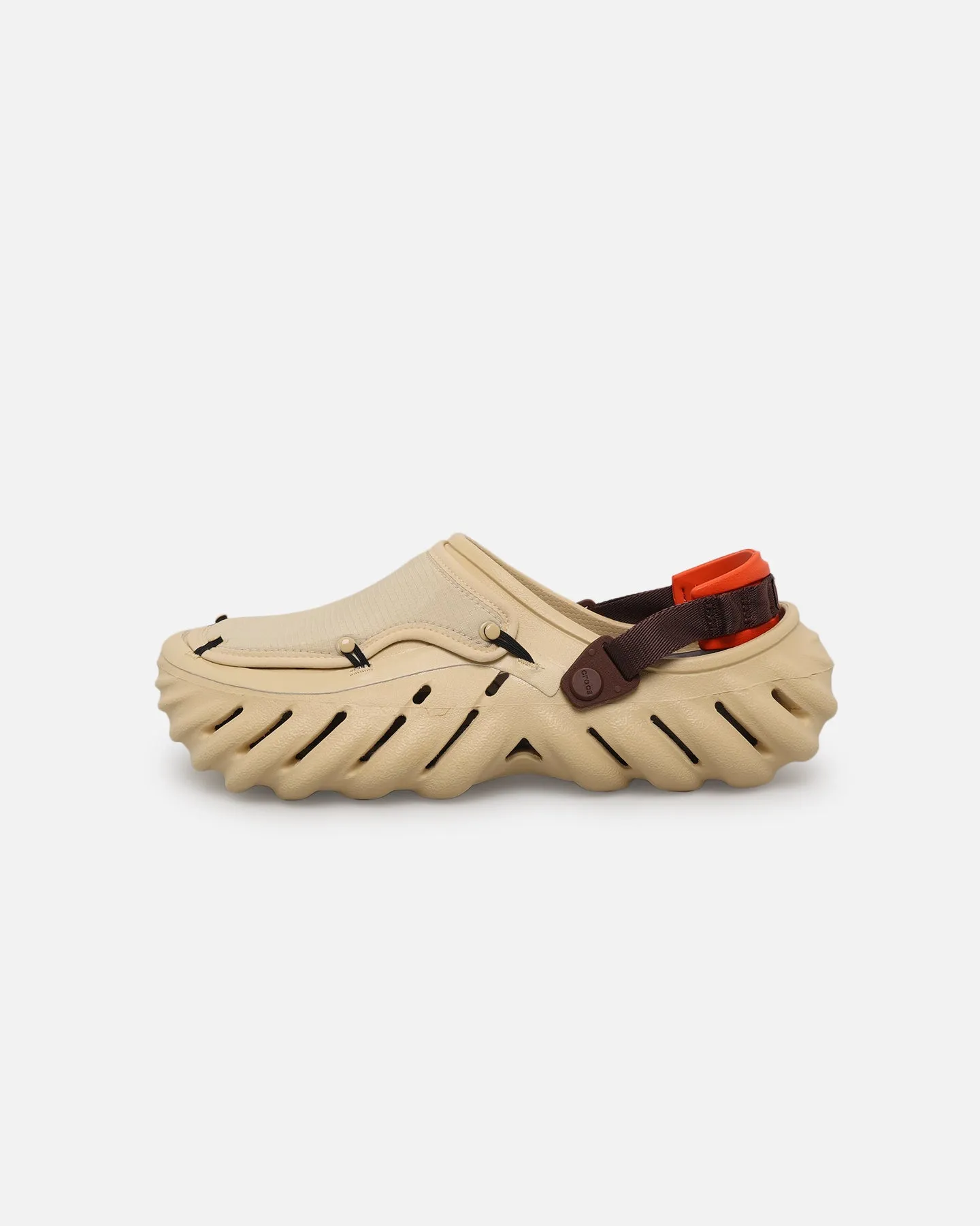 Busy Path Wide fit Crocs Echo Ripstop Clog Sesame