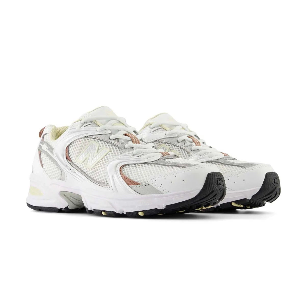 530 'White Silver Metallic Calcium' Lightweight Performance hand - washable