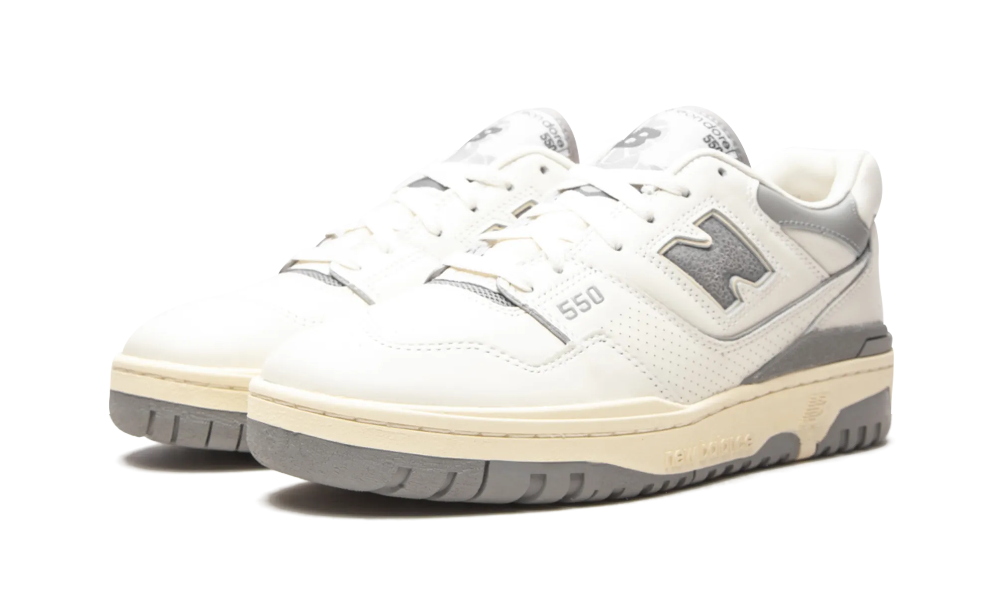 550 "Aim?? Leon Dore - Silver" forest running shoes windproof upper shoes