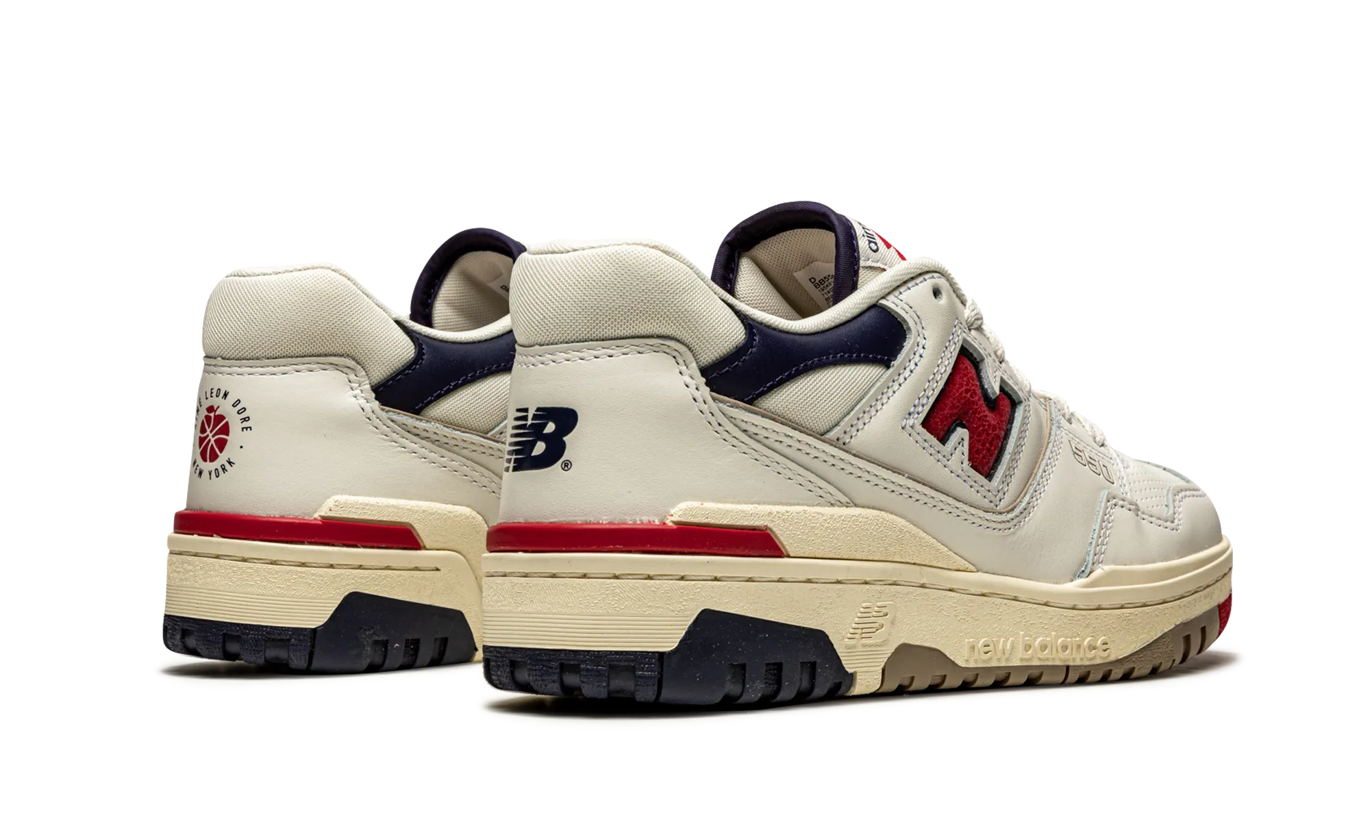550 "Aime Leon Dore - White Navy Red" endurance running shoes