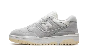 machine - washable insole shoes Shock - absorbing midsole 550 "Grey Suede"