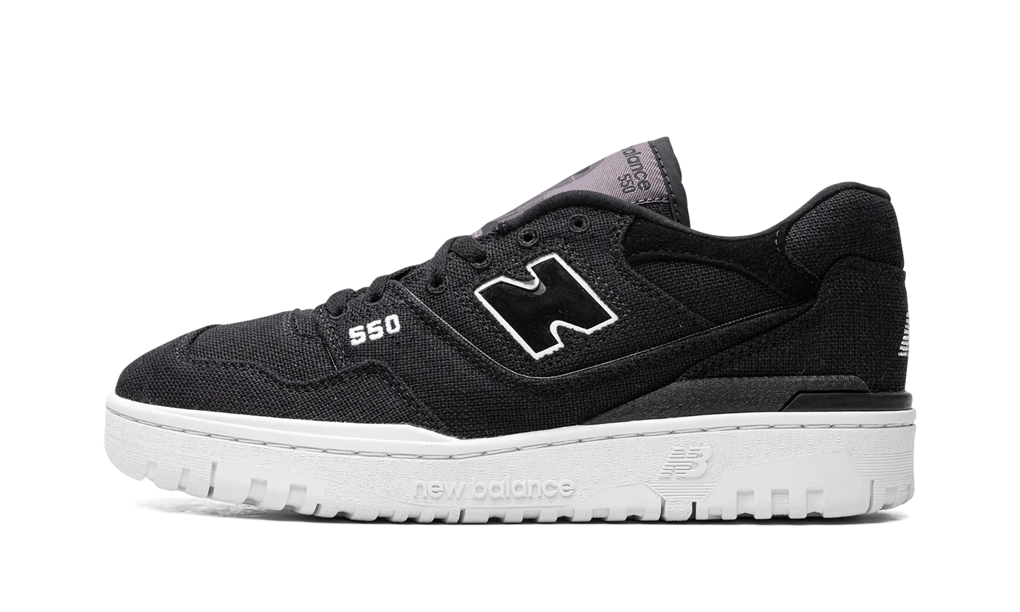 evening running shoe period Tremendous support 550 "Magnet Black Hemp"