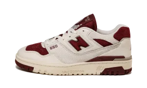 550 "Sea Salt/Burgundy" running for coordination