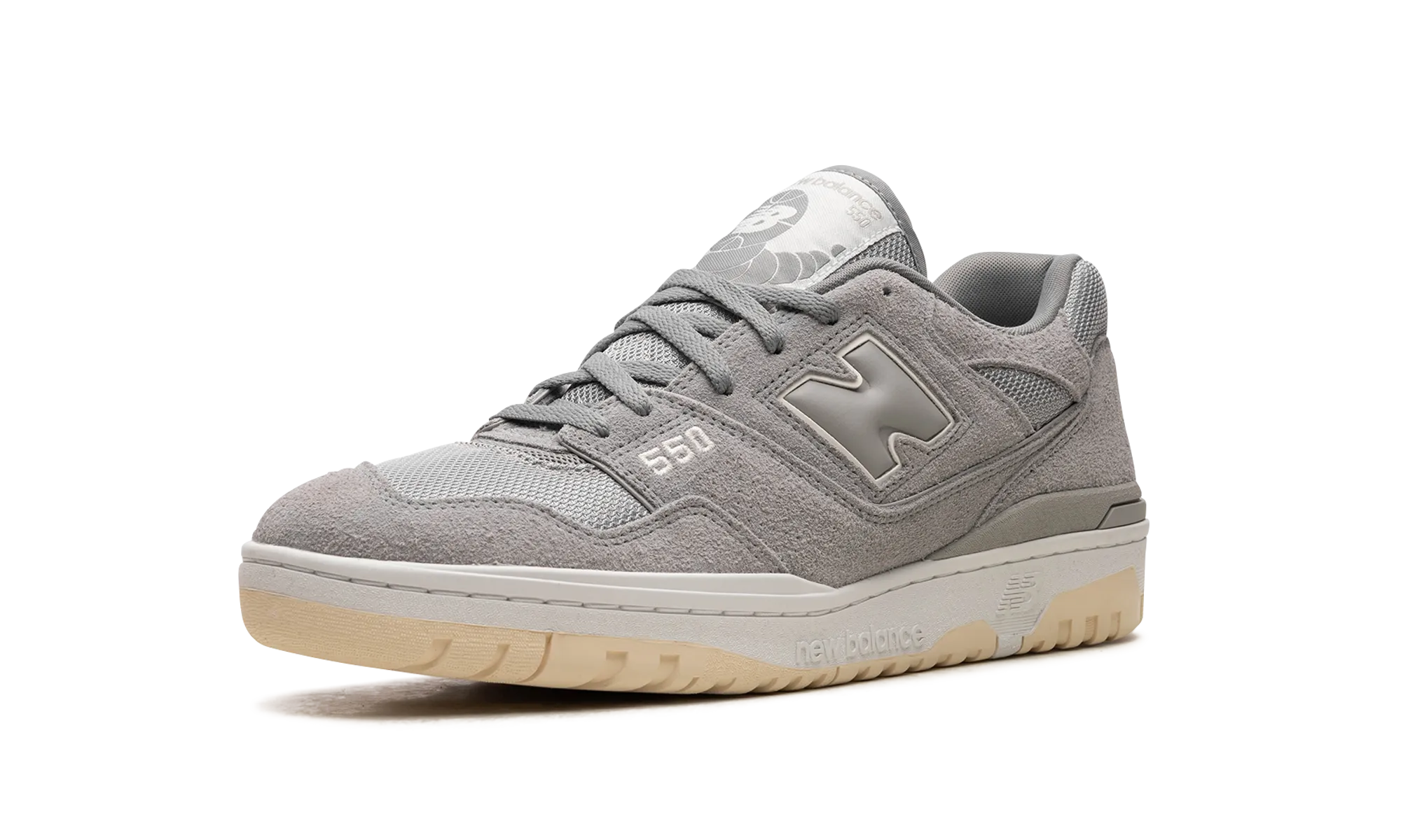 550 "Slate Grey" smooth - finish shoes enhance agility