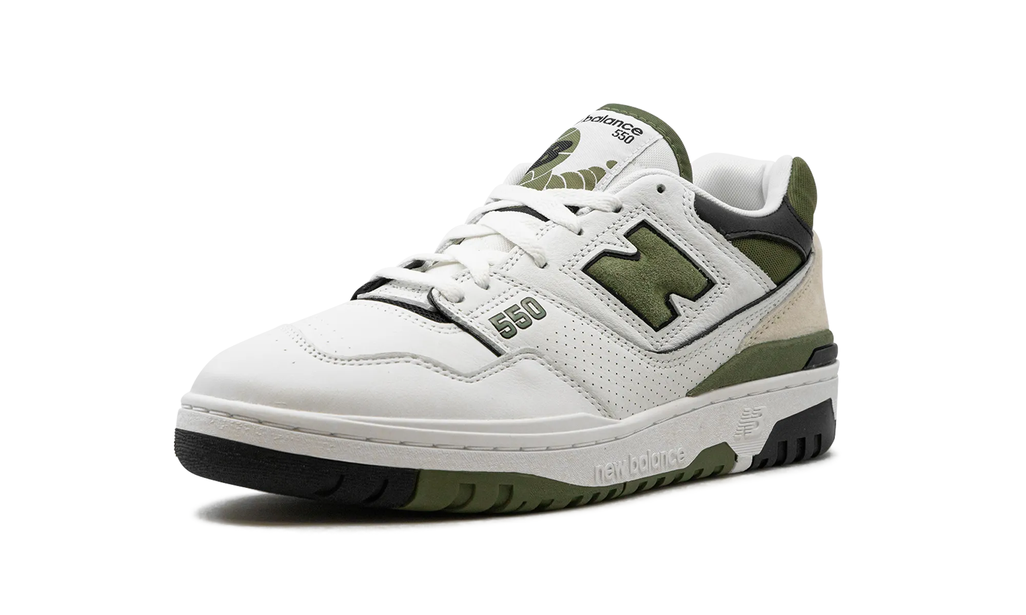 running for speed shoes 550 "White / Dark Olivine"