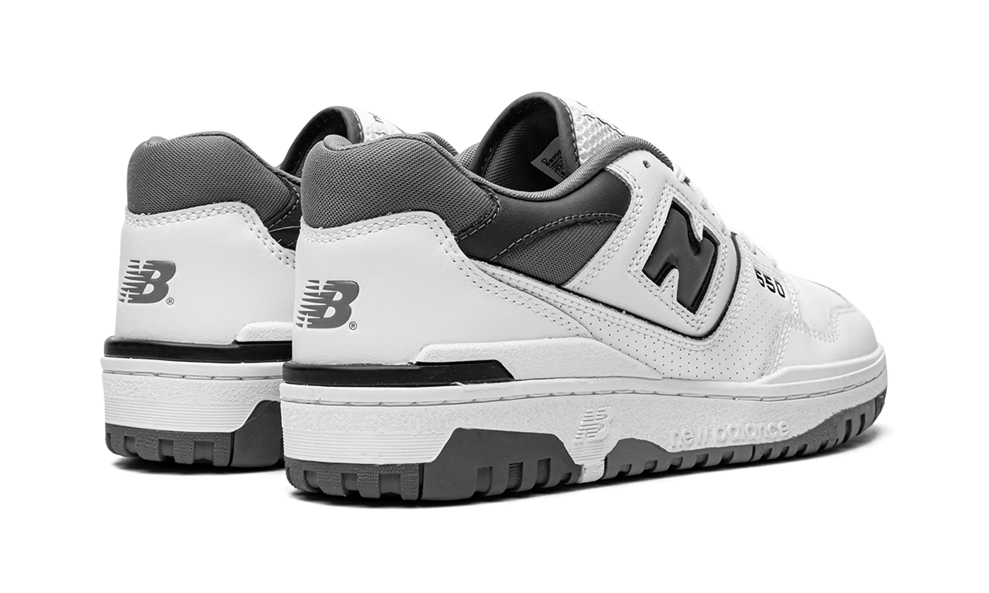 550 "White / Grey" Cushioned Ankle retro shoes