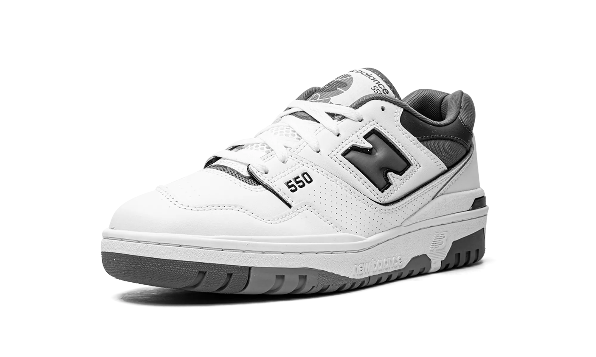 550 "White / Grey" padded insole shoes