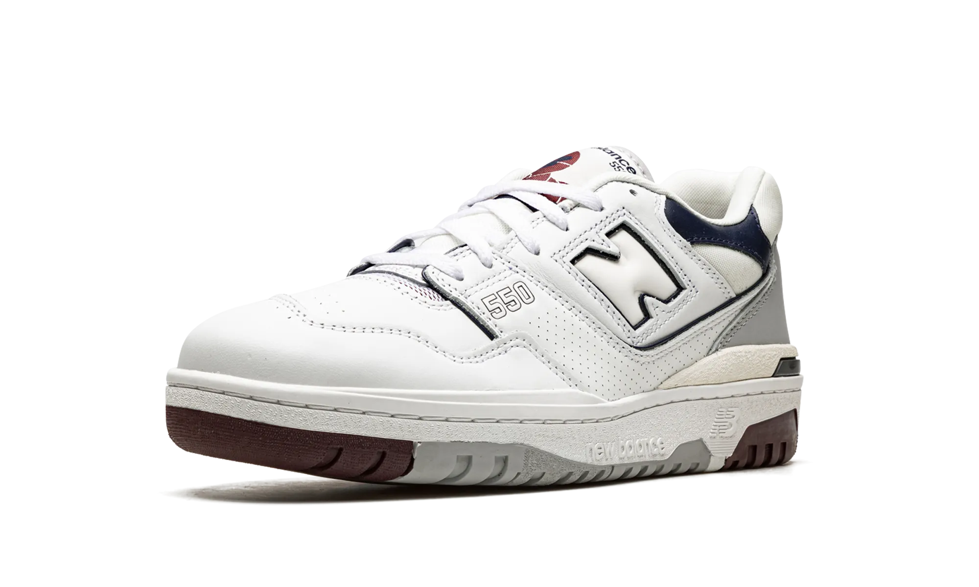 550 "White / Indigo / Burgundy" durable running option multipurpose shoes