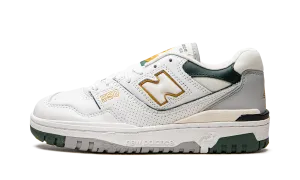 550 "White / Nightwatch Green" Easy on Durable - stitching