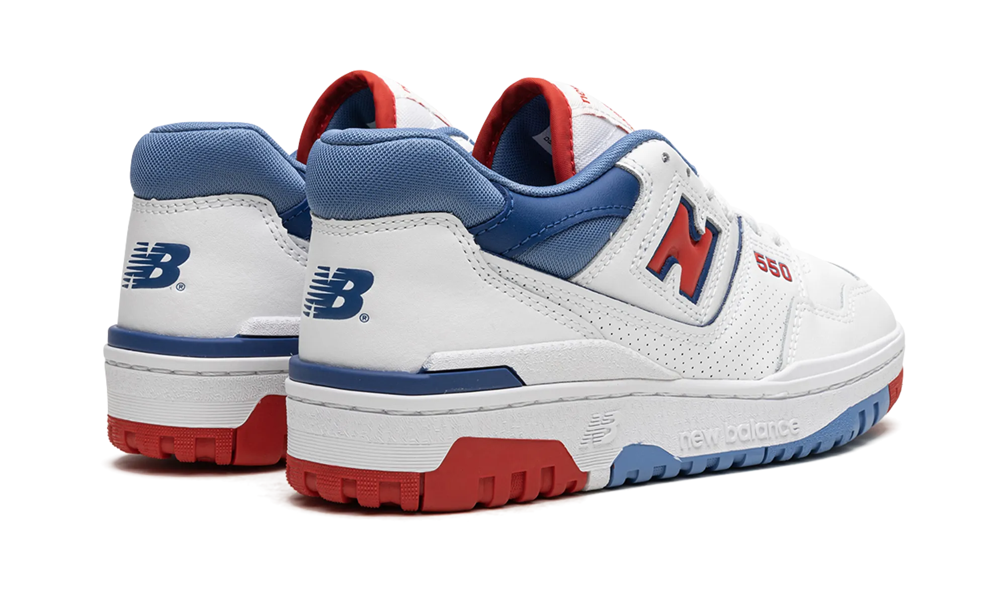 550 "White/Red/Blue" adaptable shoes Anti   Abrasion