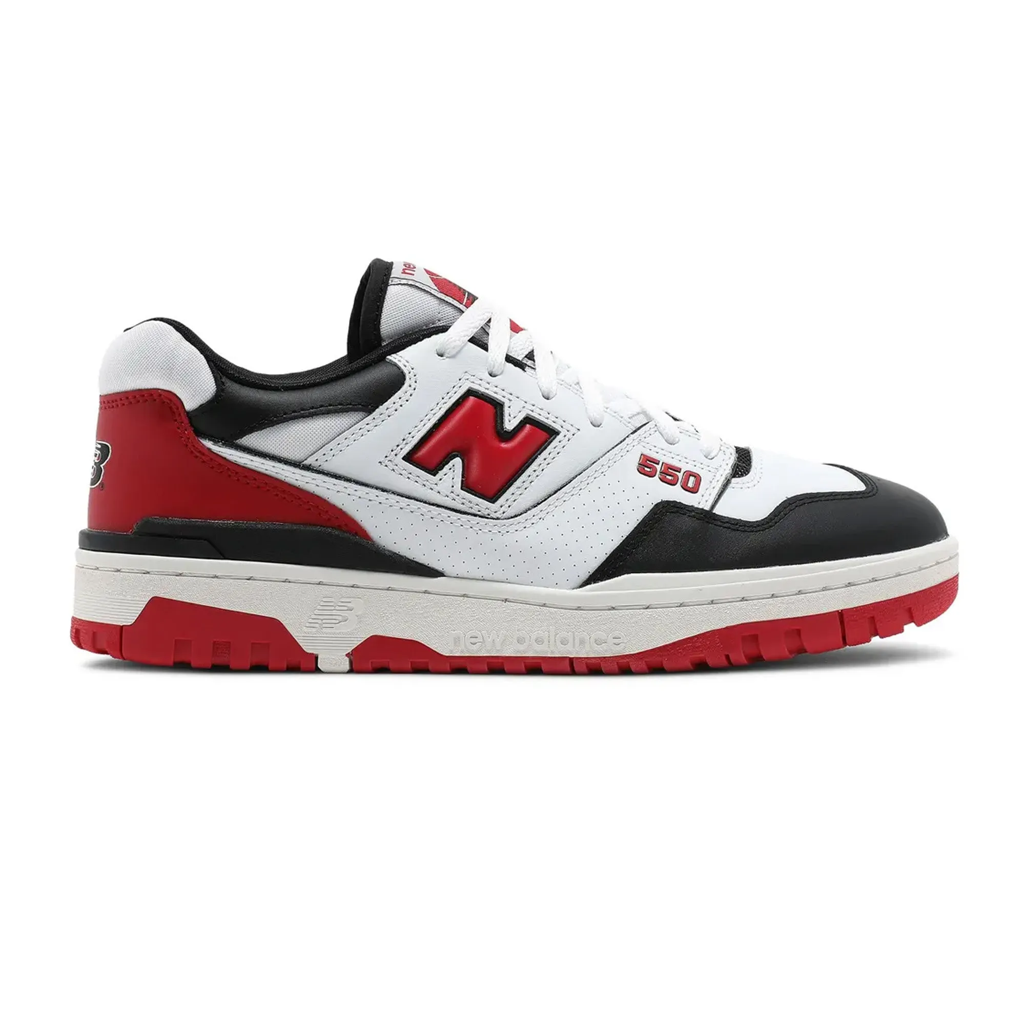 550 'White Red Black' (2021) Light Impact High Top Style