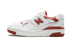 550 WMNS "Brick Red" bow - trimmed - design shoes