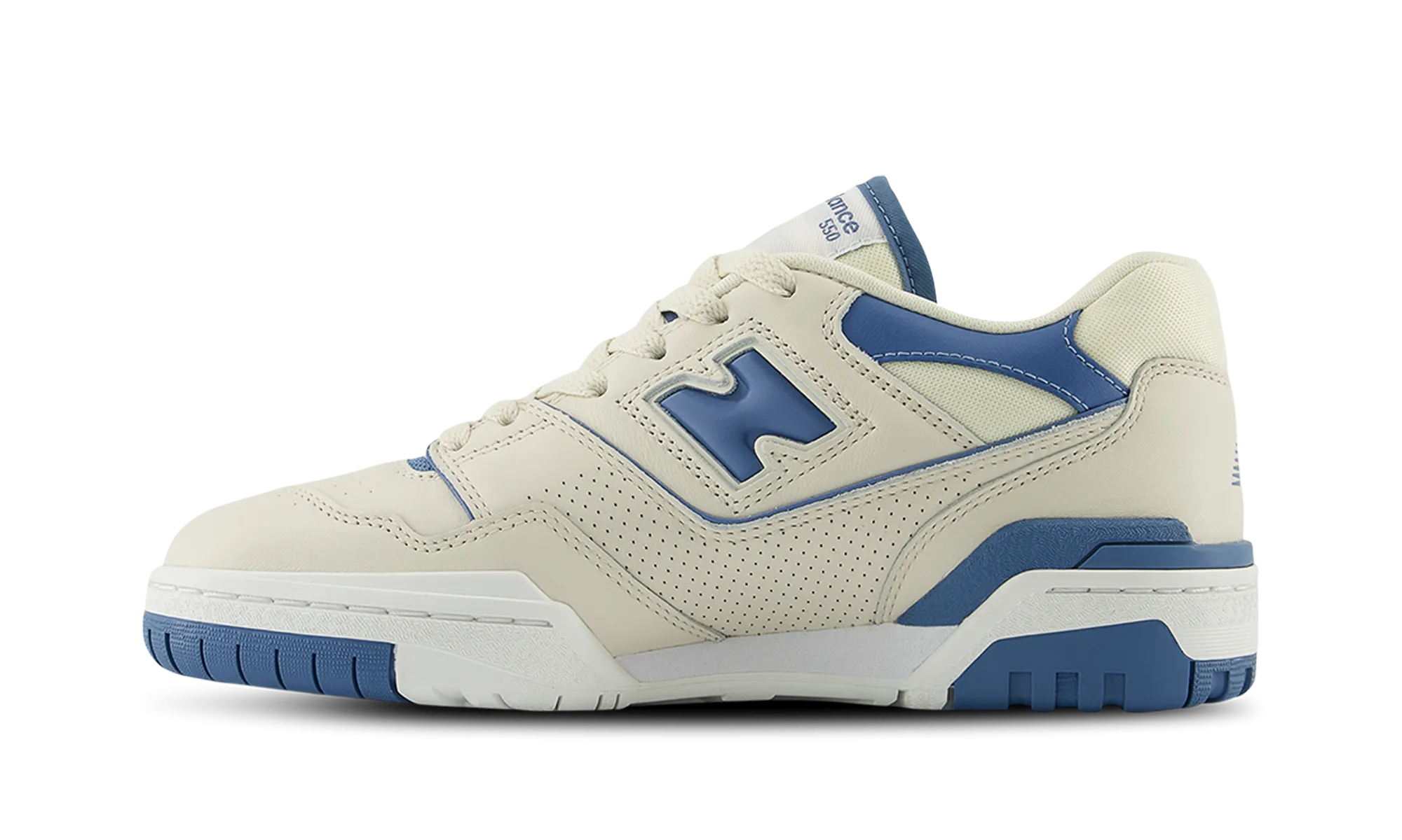 adult shoes heel - cushion running shoes 550 WMNS "Linen Heron Blue"