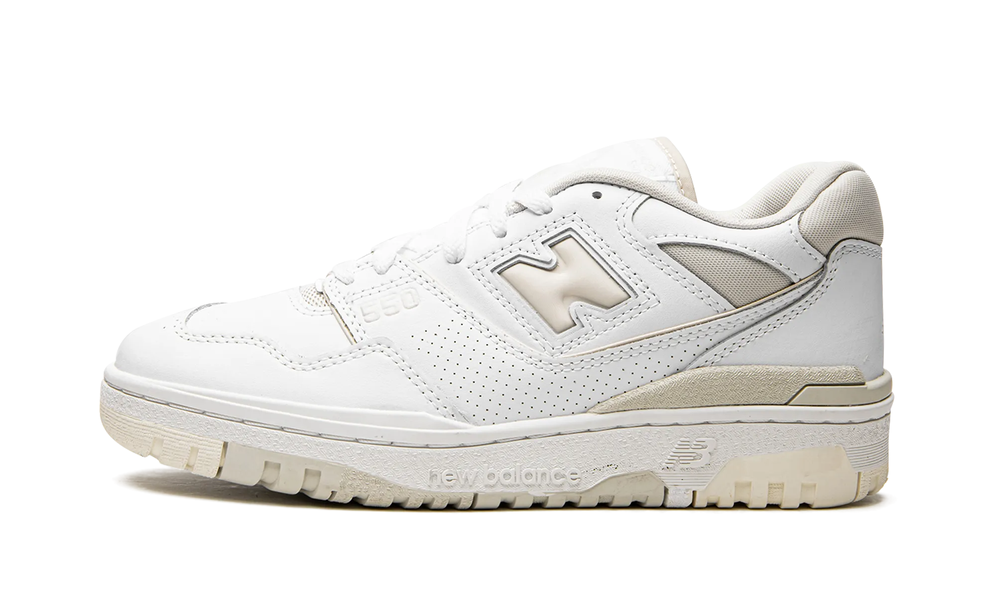 leather sole shoes Long Wear Comfort 550 WMNS "Silver Birch"