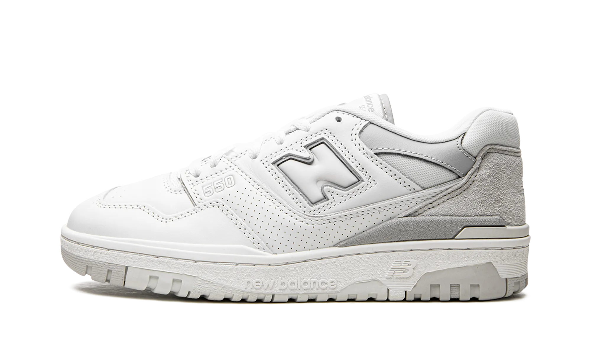 Shock Dissipation speed running shoes 550 WMNS "White Rain Cloud"