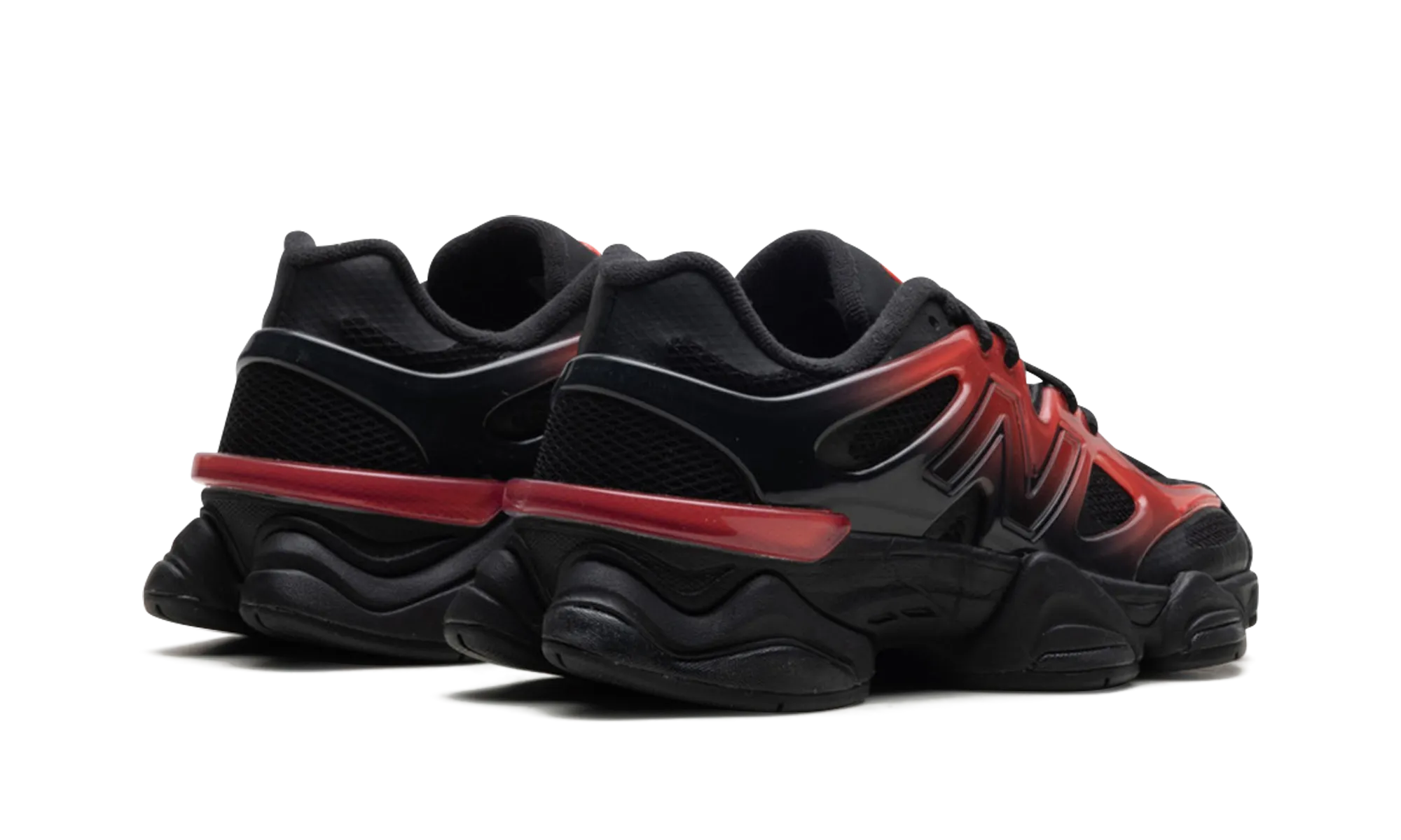 adjustable - straps - adjustability shoes running shoes for men in their 50s 9060 "Black Red Gradient"