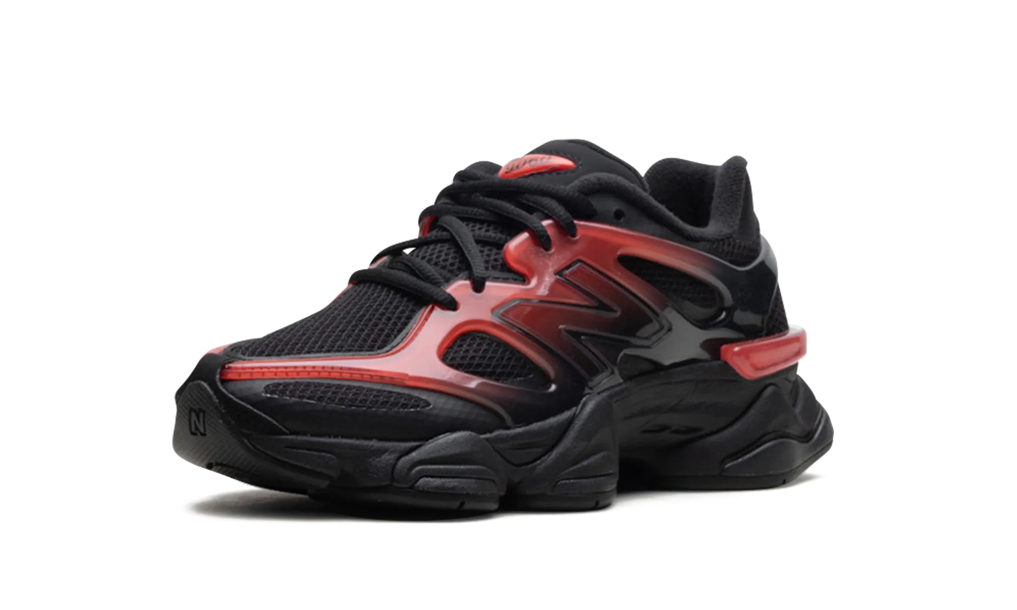 9060 "Black Red Gradient" Multi - terrain aerobic exercise shoe suitability