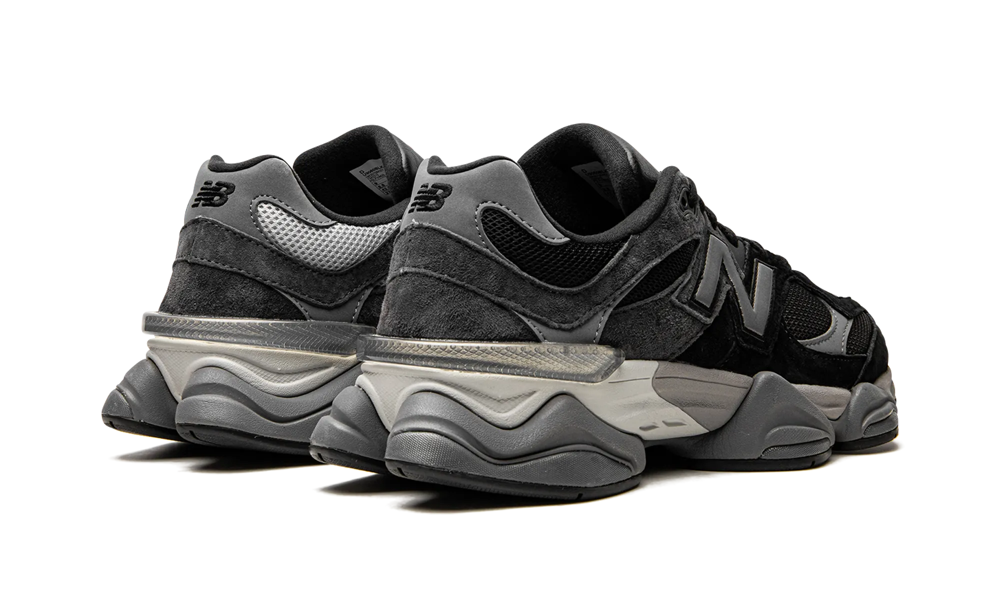 9060 "Black/Castlerock" monochromatic running shoes weekend shoes