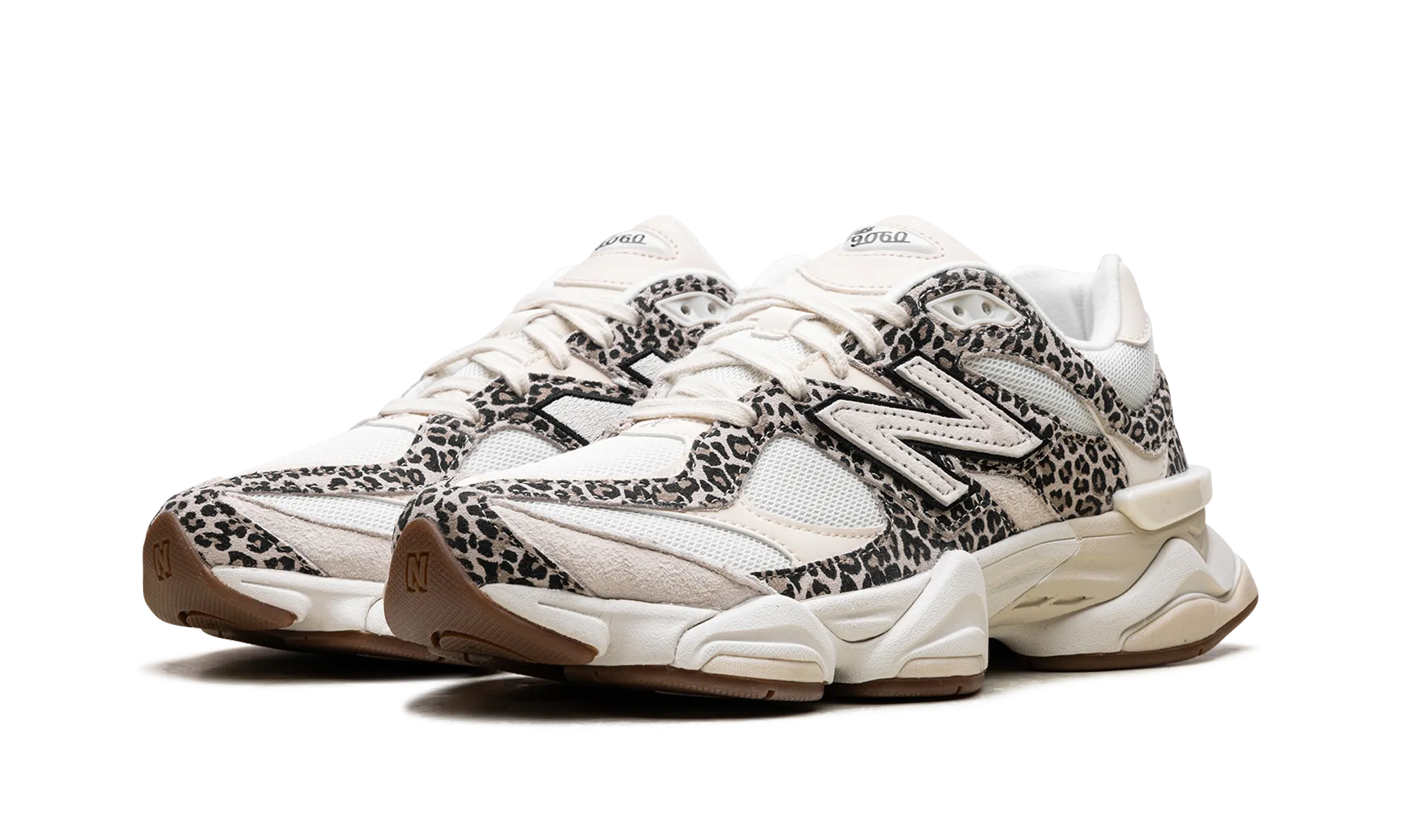 9060 "Brown / White" Lightweight Upper adjustable - strap shoes