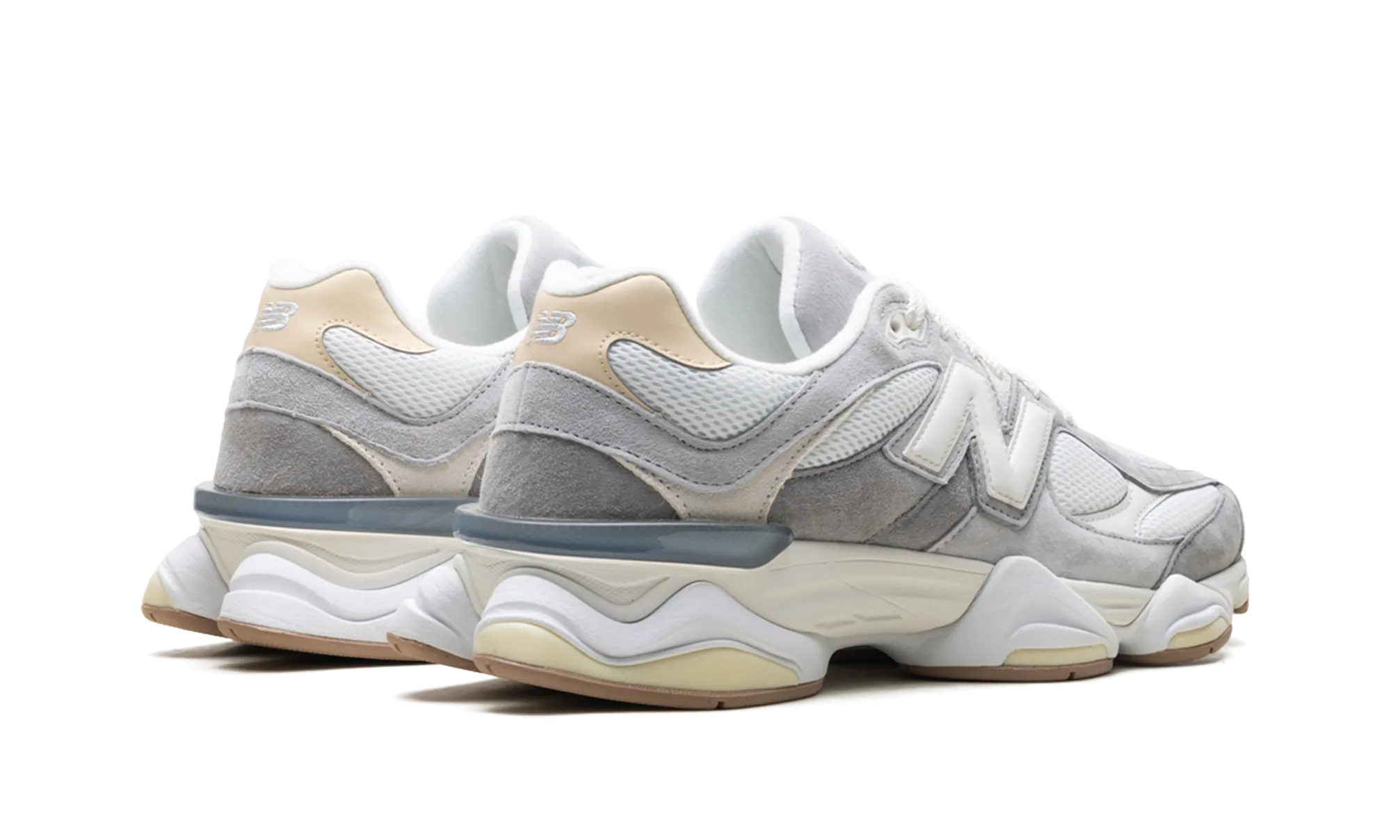 proprioception - enhancing shoes running in a race shoes 9060 "Grey / Beige"