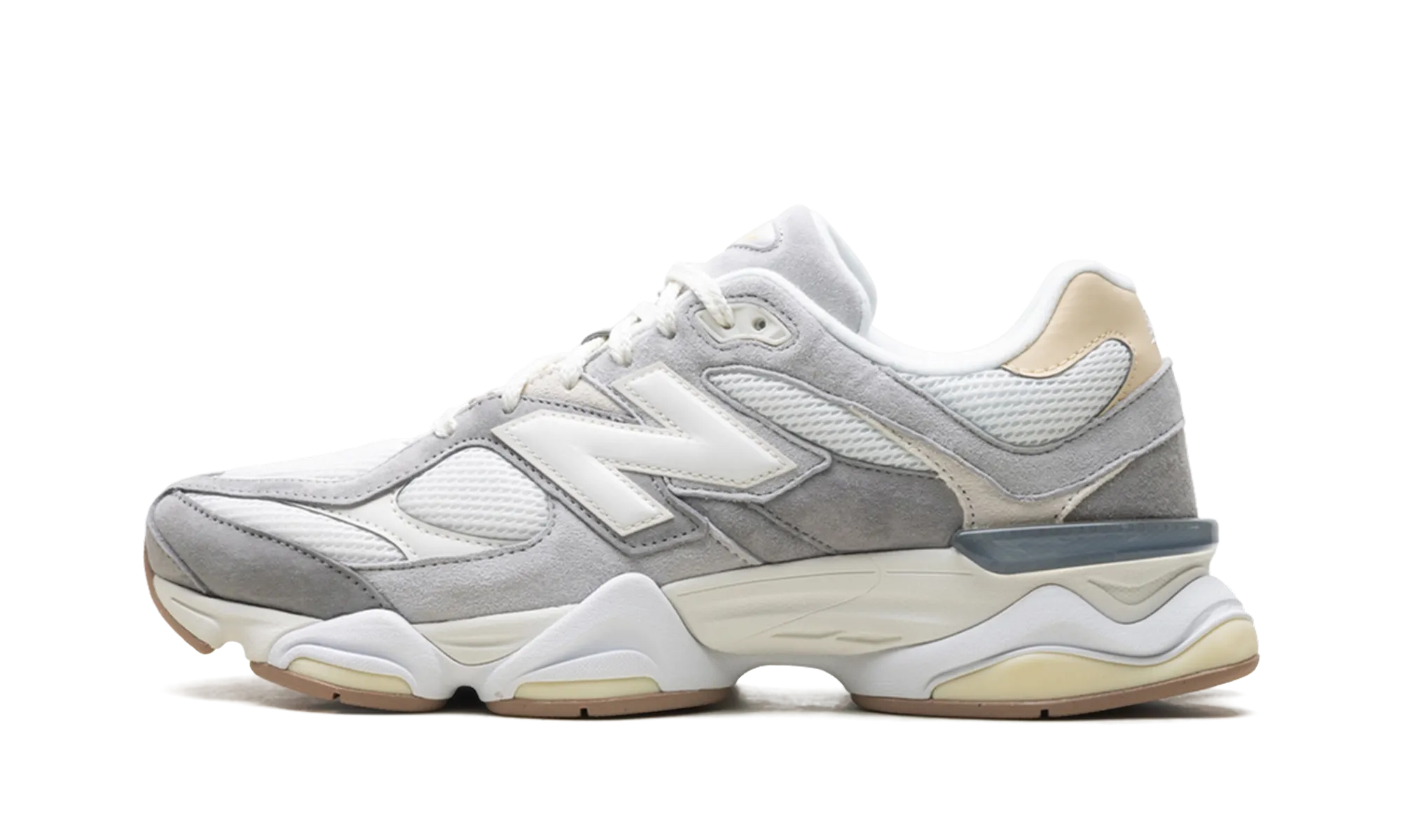 running in a mud pot area shoes toe - box - roomy - design - spaciousness shoes 9060 "Grey / Beige"