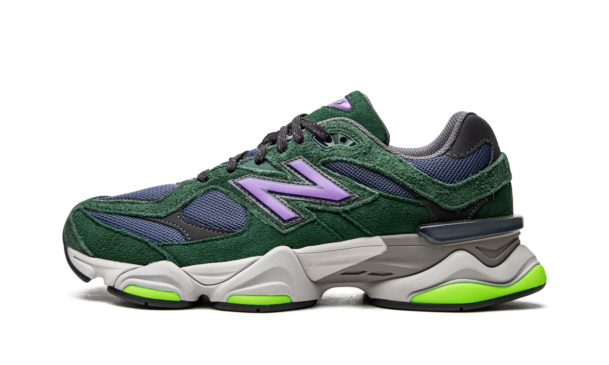synthetic strength lace - up running shoes 9060 "Nightwatch Green"