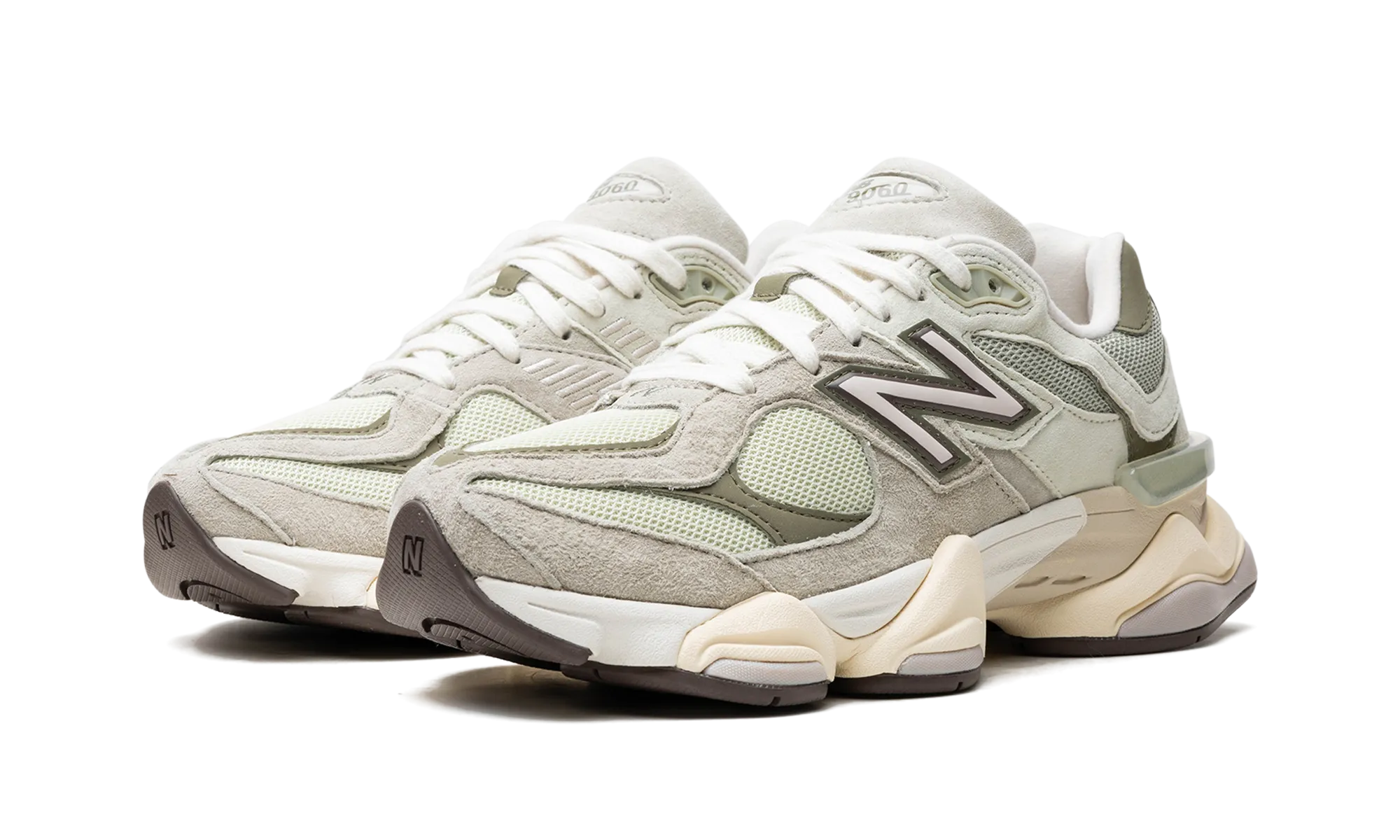 synthetic - upper - durability - strength shoes Race ready 9060 "Olive"