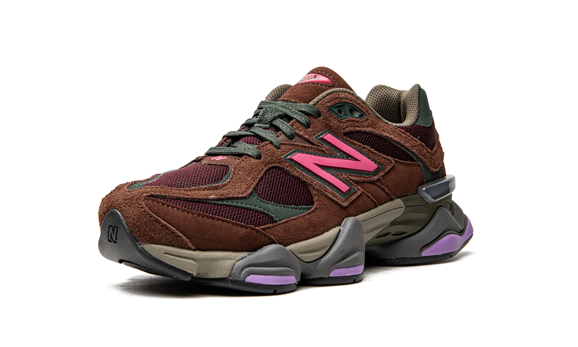 9060 "Rich Oak / Burgundy" cross - training running shoes