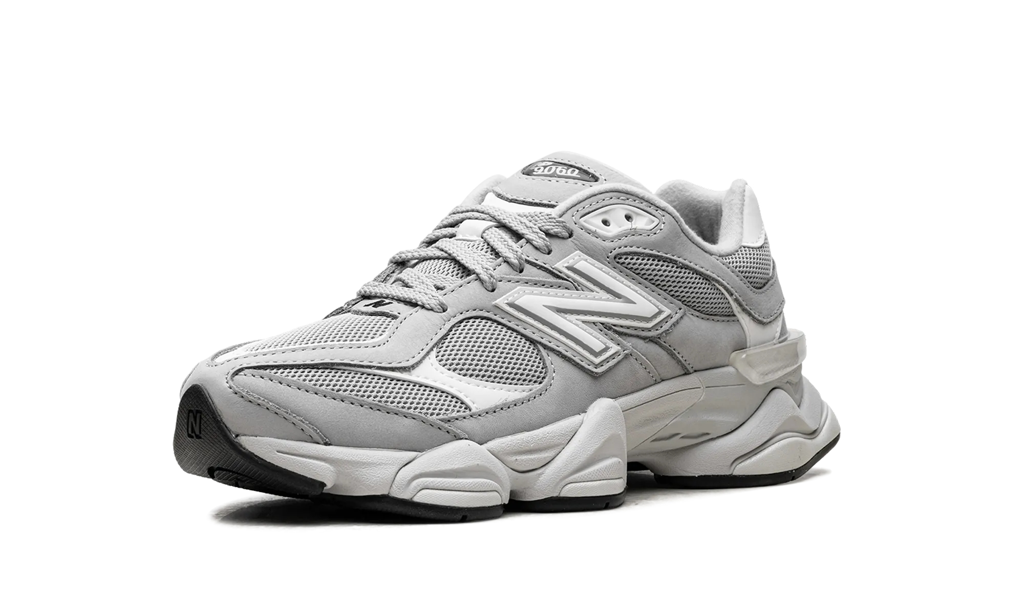 Leather Material odor - control shoes 9060 "Silver Metallic Grey"