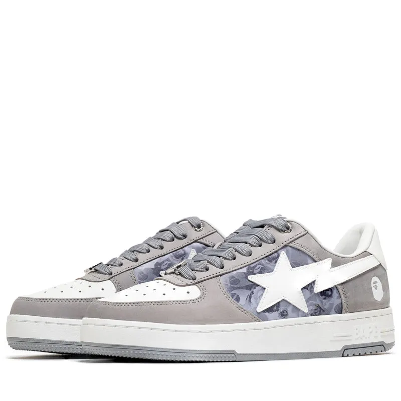 Synthetic Leather Blend Comfort Cushion Technology A Bathing Ape Bape Sta #2 - Grey