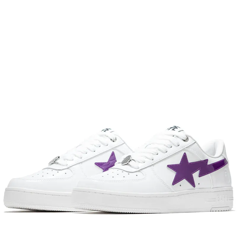 Microfiber Lining Modern Street A Bathing Ape Bape Sta M2 - White/Purple