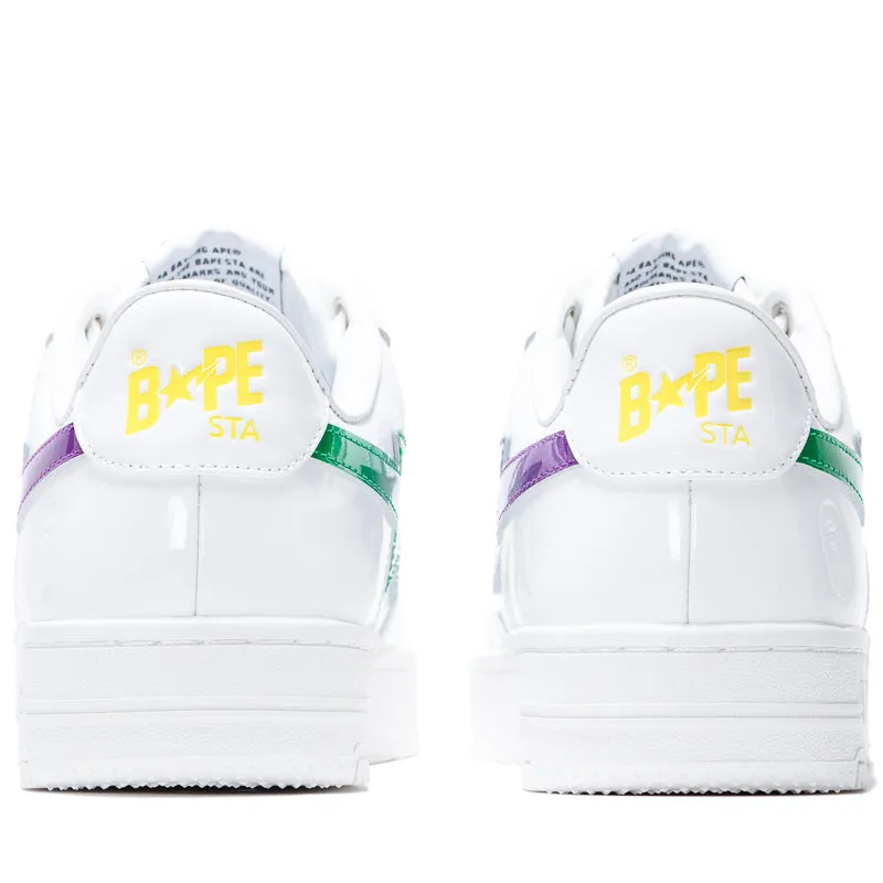 A Bathing Ape Bape Sta M2 - White/Purple Office Ready Regular Style
