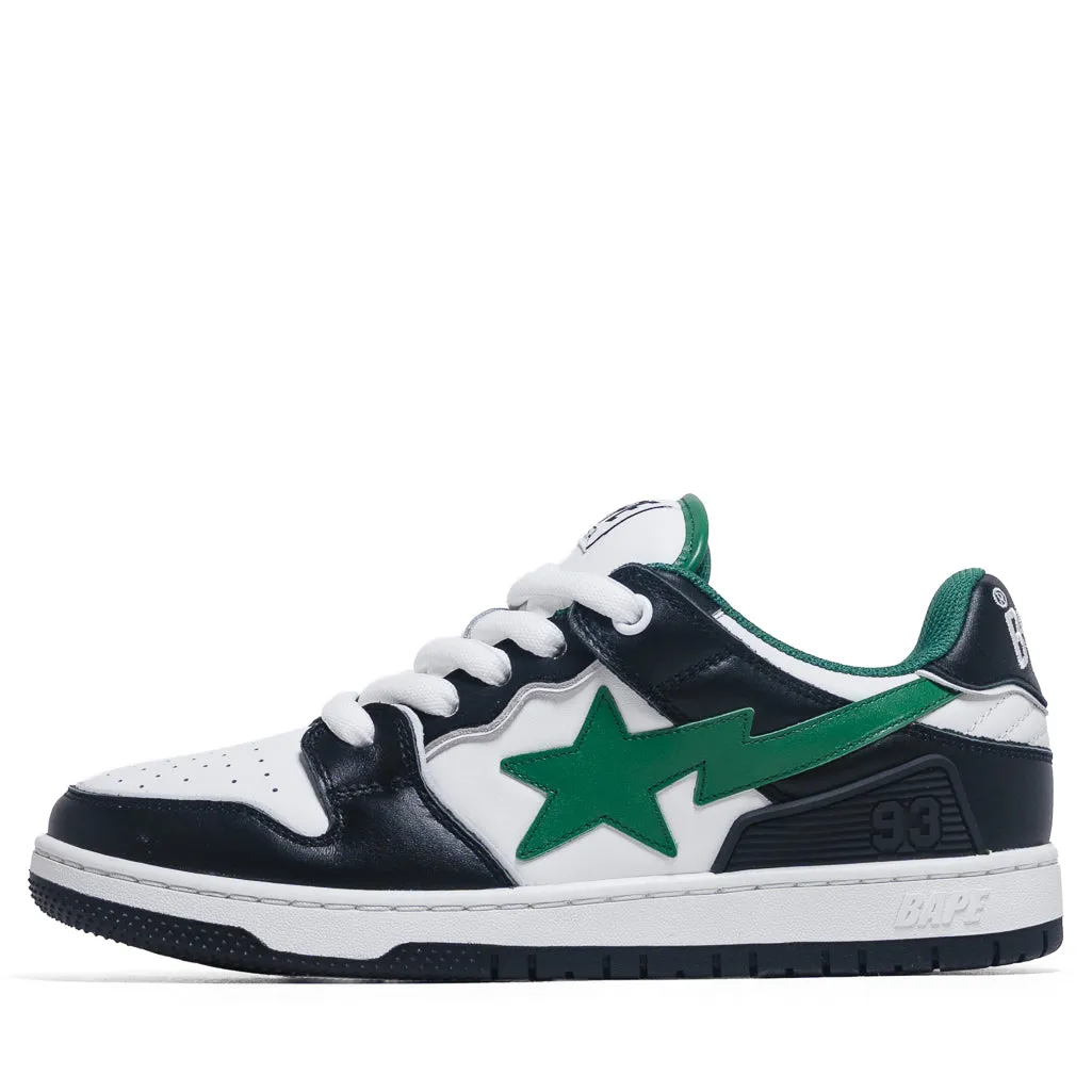 A Bathing Ape New Bape Sk8 Sta #1 M2 - Black/Green Long Use