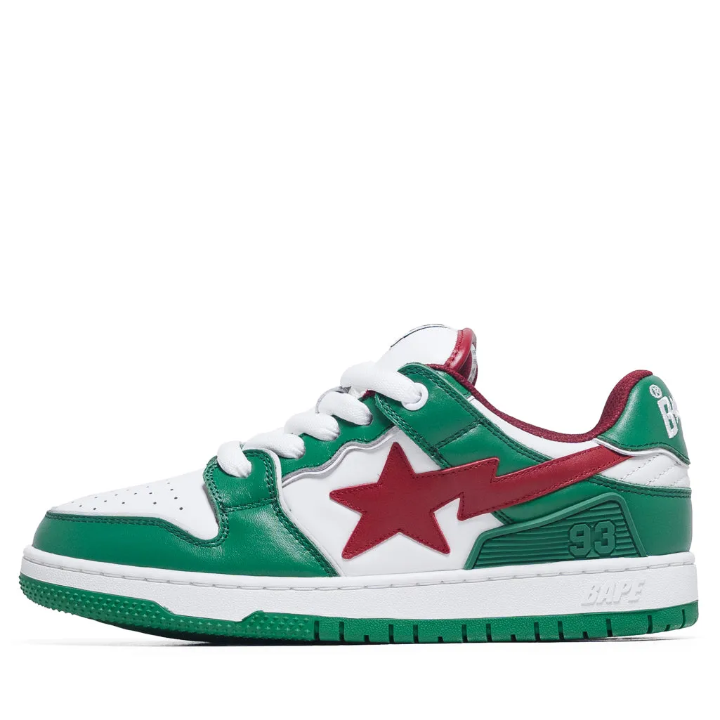 Fashion Trends A Bathing Ape New Bape Sk8 Sta #1 M2 - Green/Red