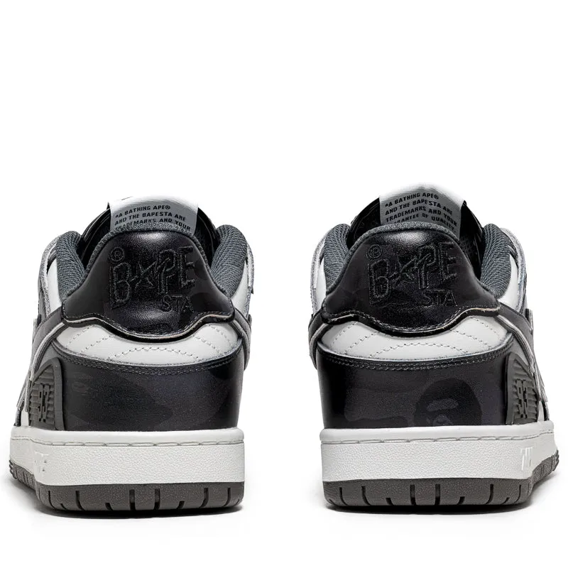 A Bathing Ape Sk8 Sta #1 - Black Wide Toe Box Design Structured grip