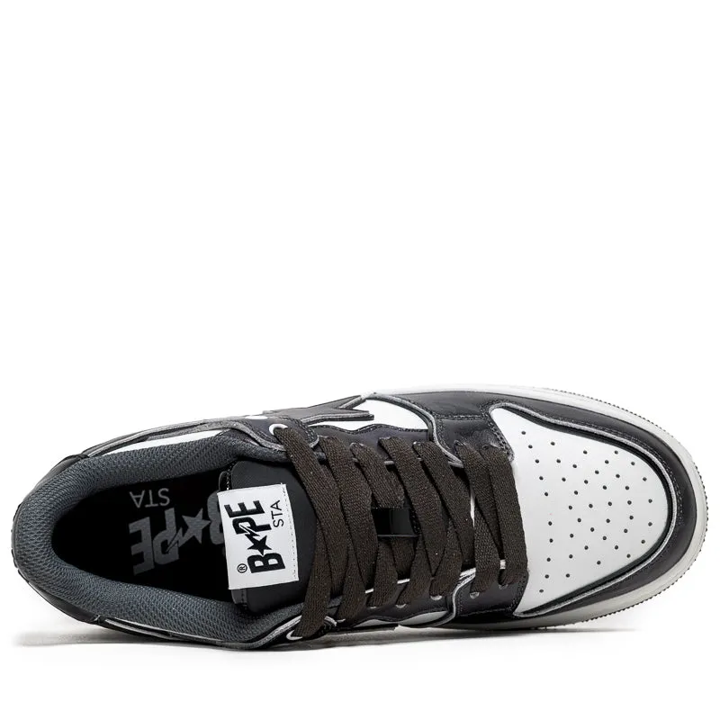 A Bathing Ape Sk8 Sta #1 - Black Ventilated Midsole Track Day