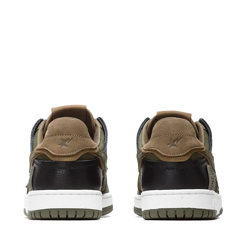 Impact protection Quiet Step A Bathing Ape Sk8 Sta #6 M1 - Olive Drab