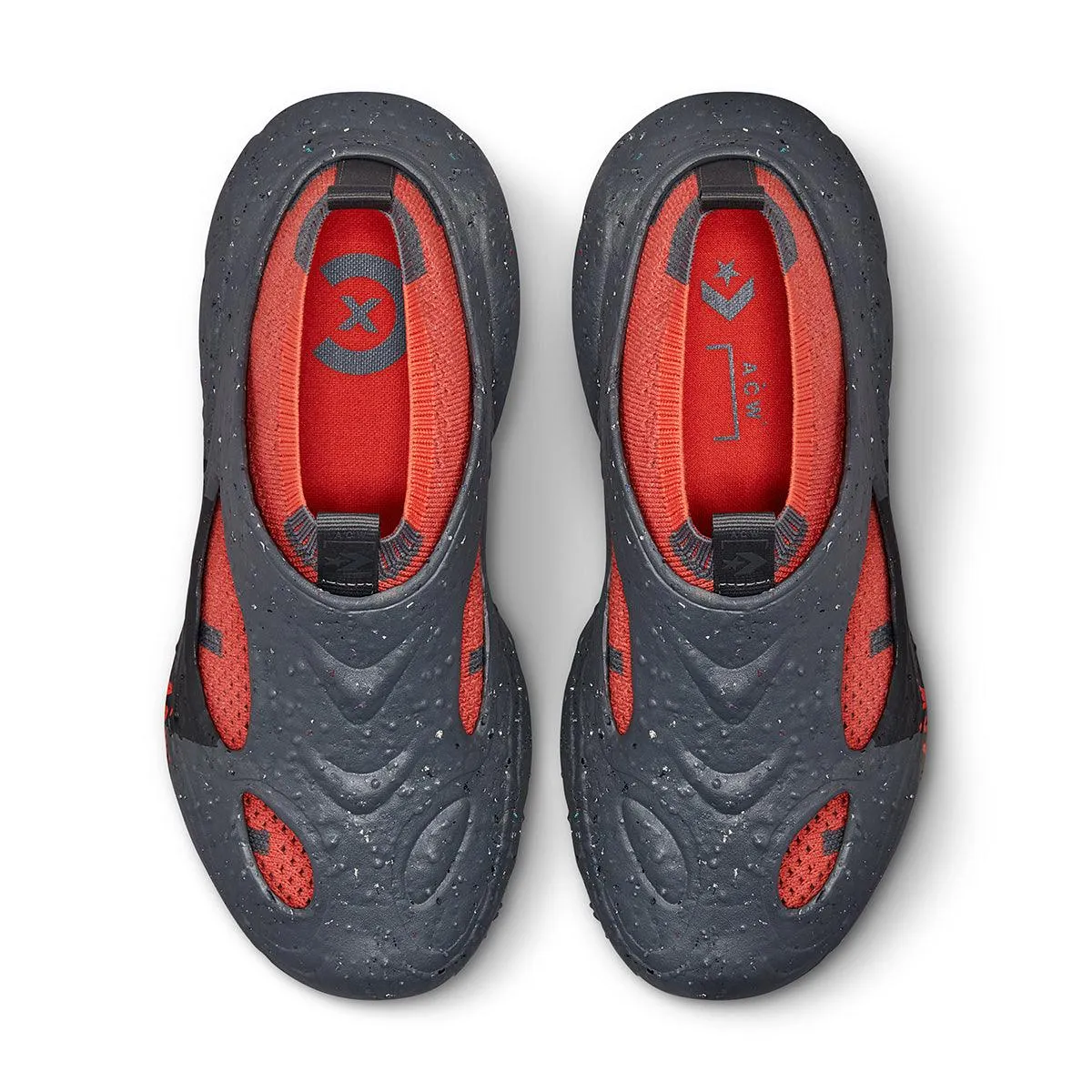   A-COLD-WALL* Sponge Crater CX 'Dark Grey Tangerine Tango' beach lovers' flip - flops Ultra-soft feel