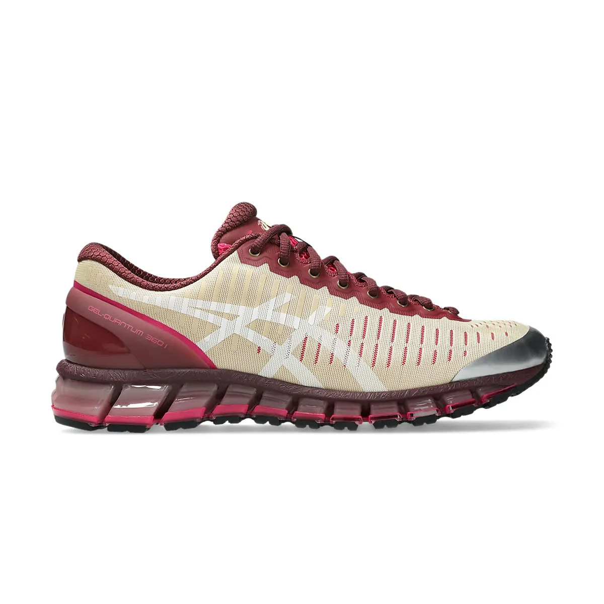Black Multi-functional lining   Above The Clouds GEL-Quantum 360 I 'Soft Yellow Brisket Red'