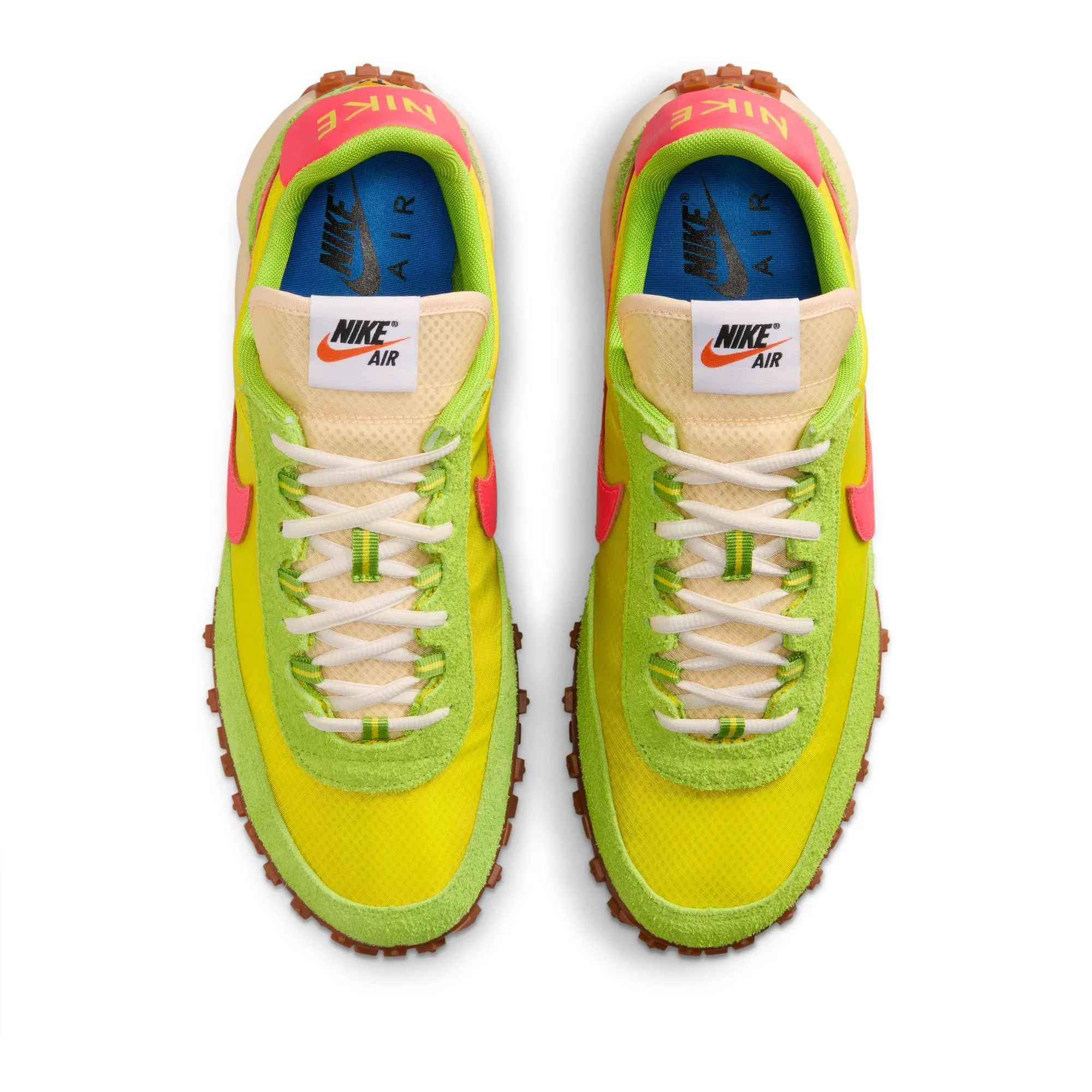 Lightweight Midsole Geometry Nike Air Max Waffle SP 2 - Electrolime/Flash Crimson