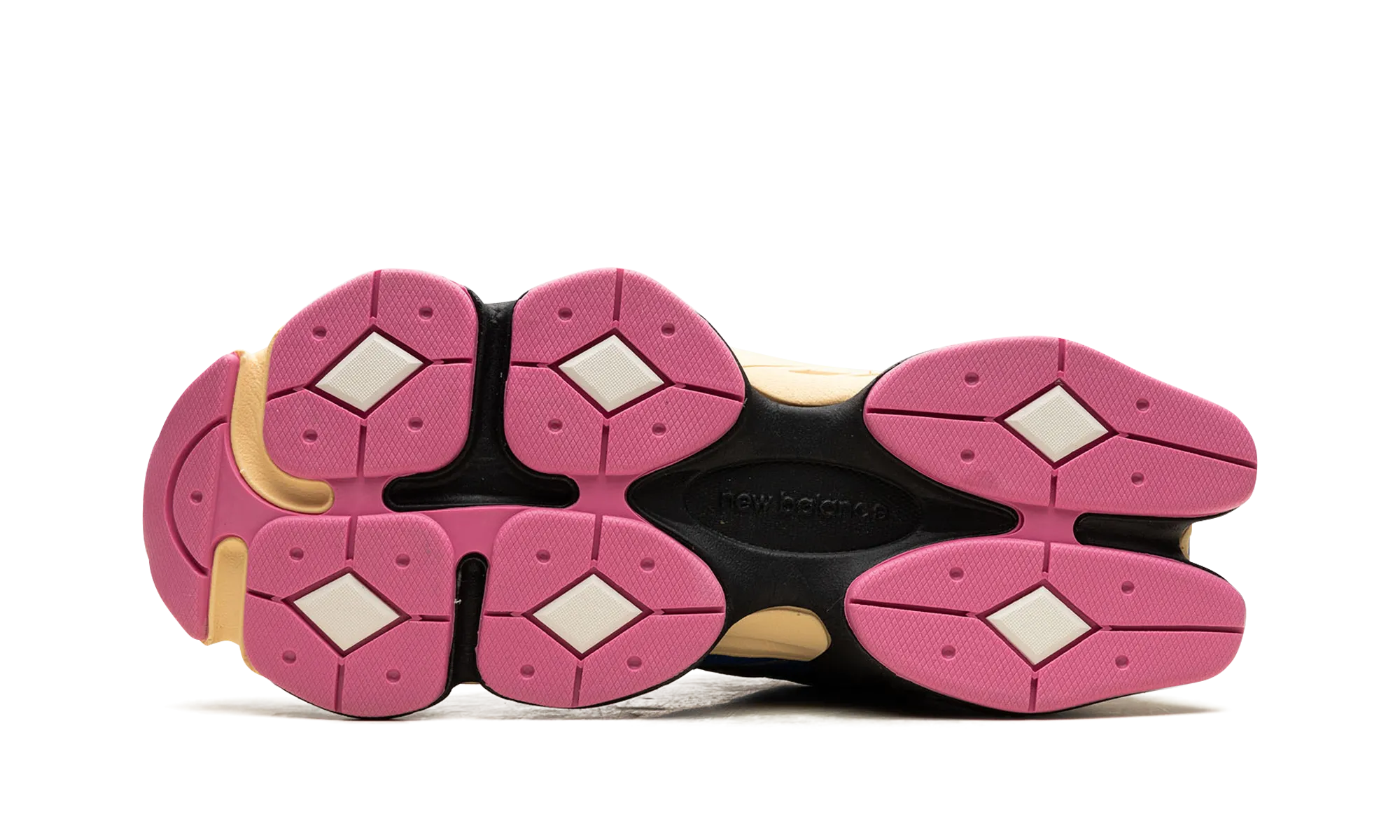 smooth - sole shoes quiet shoes 9060 "Blue / Pink"
